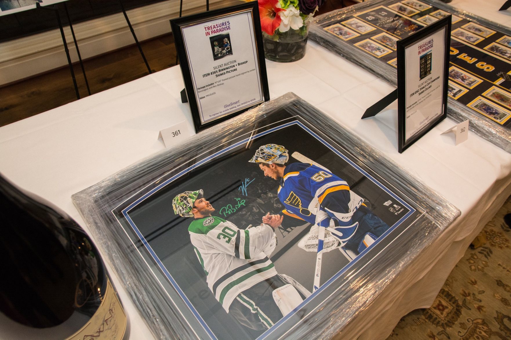 Silent auction items